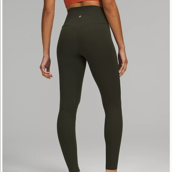 Lululemon Align Leggings- Dark Olive/2 - Picture 2 of 3